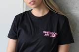 Playera - "WHITEXICAN MY LOVE" (NEGRA)